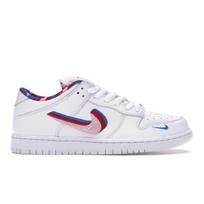 Parra x Nike Dunk Low OG SB QS Unisex Sneakers White Pink-Rise-Gym-Red CN4504-100 36