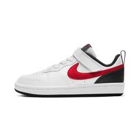 Nike Court Borough Low 2 PS Balti Juodi Raudoni Vaikams Sportbačiai University-Red BQ5451-110 28 white