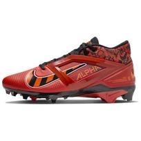 Nike Alpha Menace 4 Pro Pikantiška Raudona Juoda Unisex Sportbačiai Ryškiai Oranžinė Drakono Raudona FQ3984-600 41