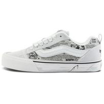 Vans Hirono X Knu Skool Universalūs Patogūs Neslystantys Smūgius Sugeriantys Žemi Skate Batai Unisex Sportbačiai Balti VN000CS0BHD 35