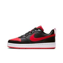 Nike Court Borough Low 2 BQ5448-007 Vaikams EU 39 juoda/raudona