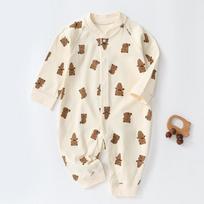 Medvilninis kombinezonas Bunny Bear naujagimio šliaužtinukas berniukams Mergaitėms Drabužiai Korėjietiška kūdikių viena mažylio apranga vaikams, vientisa 0-18M 66