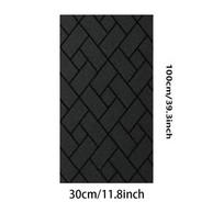 Nuimama visiškai nepraleidžianti langų plėvelė be klijų Apsauganti langų plėvelė nuo smalsių akių Blackout užuolaida Langams 30x100cm black