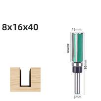 Allsome 8MM 12MM kotas 4 raštų freza medžio apdirbimui Medžio freza Veido freza Karbido freza Galinė freza 8x16x40