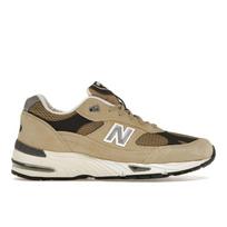 New Balance 991 Pagaminta Anglijoje Finale Pack - Šviesiai Chaki Spalvos Vyriški Sportbačiai Rudo Sidabro-Mink Delicioso M991CGB 42.5