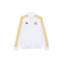 Adidas Real Madrid Futbolo Serija Stovinti Apykaklė Laisvalaikio Sportinė Ilgomis Rankovėmis Striukė Vyriška Striukė Balta HY0618 XL