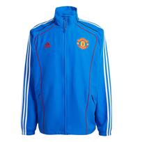 Adidas Manchester United Track UBP Top Striped Long Sleeve Jacket Men Jacket Blue JF0372 2XL