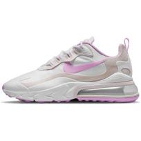 Nike Air Max 270 React Retro Patogūs Patvarūs Žemi Oro Pagalvės Bėgimo Bateliai Moteriški Sneakeriai Off-White Violetiniai CZ1609-100 36.5