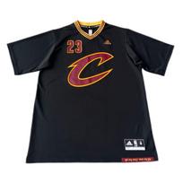 Adidas NBA LeBron James Cavaliers 23 marškinėliai V formos iškirpte Sportiniai trumparankoviai krepšinio marškinėliai Unisex viršutiniai drabužiai 7818A-3QV-AEB2581 S