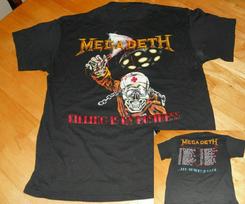 Vintage Megadeth Killing Is My Business T-Shirt M brown