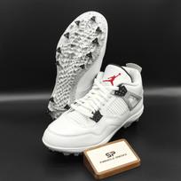 Jordan 4 Retro TD Cleat 'White Cement' HQ0207-106 Vyriškas dydis Siųsti dabar EU 43 pilka spalva