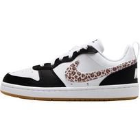 Nike Court Borough Low GS Juodi Balti Vaikų Sportbačiai Guminiai-Vidutinio Rudumo IR0566-001 35.5