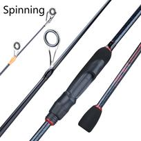 Sougayilang 5 sekcijų nešiojamasis anglies pluošto meškerės verpimo / užmetimo meškerės reikmenys Spinning 1.8 m