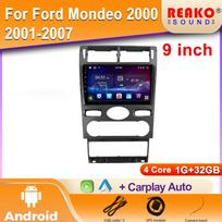 Android 2K automobilinis radijas Ford Mondeo 2000 2001-2007 vaizdo daugialypės terpės Bluetooth grotuvas navigacija GPS 4G Carplay stereo 4 core 1GB+32GB carplay