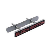 BLACK EDITION Automobilių grotelių lipdukas Metalinis automobilio emblemos stiliaus ženkleliai Automobilio kėbulo puošybos lipdukas Universalus automobilio išorės lipdukų dekoras