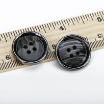 20Pcs/lot 15-25mm High end resin black brown pearl buttons men/women's woolen coats windbreakers suit sewing decorative buttons 15mm juoda