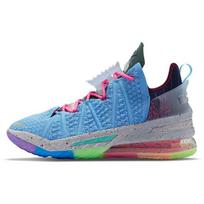 Nike LeBron 18 EP Geriausi 1-9 Vyriški sportbačiai Daugiaspalviai Mėlyni Metališki Auksiniai DM2814-400 43