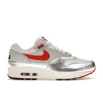Nike Air Max 1 Premium SE Hot Sauce Vyriški sportbačiai Sidabriniai Balti Čilės Raudoni HF7746-100 39