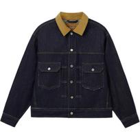 Levis Velvetinis Apykaklės Laisvas Vintage Džinsinis Švarkas Vyriškas Švarkas Vidutiniškai Mėlynas 0016V-0001 S