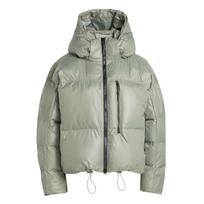 Adidas Stella McCartney FW25 Dygsniuotas Žiemos Laisvo Kirpimo Ilgomis Rankovėmis Medvilninis Švarkas Moteriškas Švarkas JX4339 S