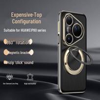 Huawei Pura 80 Series Real Leather Rotating Kickstand Phone Case Huawei Pura 80 Pro/Pro+