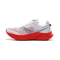 Saucony Kinvara 14 Kvėpuojantys ir Atsparūs Žemi Bėgimo Bateliai Ilgoms distancijoms Vyriški Balti Raudoni Saucony S20823-121 44