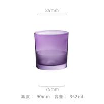 Švino neturintis krištalinio stiklo šampano vyno taurių rinkinys namams Didelis pilvas taurė Bordo lengvo prabangumo žavesys Violetinė Bordo viskio taurė 200-600ml