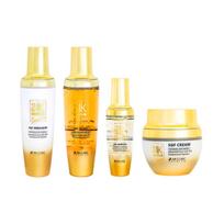 3W Clinic Premium 24K Gold Signature 5GF Skin Care 4-Piece Set Anti-Aging & Firming Routine (Includes Shopping Bag)