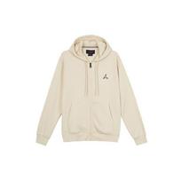 Jordan Embroidered Logo Zip Hoodie With Fleece Lining Men Tops Yellow DQ7351-206 XL