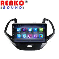 Android automobilio radijo stereo multimedijos grotuvas Ford FIGO KA 2015 2016 2017 2018 2019 2020 GPS navigacija Belaidis Carplay 4-core 1+32CP