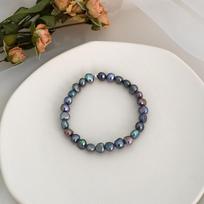 Tikri natūralūs gėlavandeniai barokiniai perlų apyrankės ir bangle moterims 925 sidabro karoliukų papuošalai dovanos Naujiesiems metams 18cm