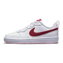 Nike Court Borough Low 2 GS Balti Tamsiai Raudoni Vaikams Sportbačiai BQ5448-120 35.5