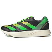 Adidas Adizero Takumi Sen 8 juodi, žali, unisex sportbačiai su juodais ir geltonais akcentais GY8405 38
