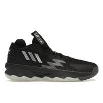 adidas Dame 8 Admit One - Pagrindinės juodos spalvos vyriški sportbačiai Sidabrinės-Metalinės pilkos-Šeši GY6461 46
