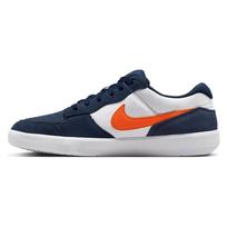 Nike Force 58 SB Midnight Navy Safety Orange Unisex Sportbačiai Mėlyni Balti Diffused-Blue DV5477-400 36 white