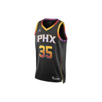 Nike Dri-Fit NBA Swingman be rankovių krepšinio marškinėliai, Phoenix Suns, Durant vyriški viršutiniai drabužiai juodi DO9540-015 L