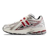New Balance Lengvi Patogūs Žemi Laisvalaikio Batai Vaikams Snieglentės Batai Balti Sidabriniai Raudoni GC1906EA 35.5