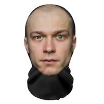 3D raštuotas tinklelio veido kaukė, galvos apdangalas, vakarėlio, cosplay rekvizitai, juokingas veidas, atspausdintas galvos šalikas, garsus žmogus, ledo šilko apsauga nuo saulės, galvos kaukė as the picture-One size