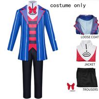 Vox Cosplay Kostiumas Animacinis El Uniforma Kostiumas Apranga Helovinas Karnavalas Kalėdiniai Kostiumai Mėlynas Raudonas Kostiumas Anime Pilnas Komplektas M
