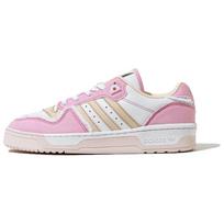 Adidas Originals Rivalry Low-Top Skateboard Shoes Women's Pink Yellow White Sneakers IH3295 36.5