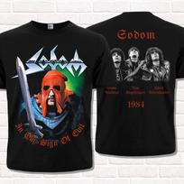 Sodom marškinėliai  Pikto ženkle (1985 m). Thrash Metalas. Metalo galvų stilius. L