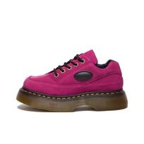 Dr. Martens Buzz 5 skylučių frezuoto nubuko moteriški fuksijos rožiniai 42671650 36