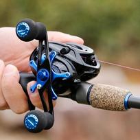 Teleskopinis anglies pluošto meškerykotis 9+1 BB užmetimo ritės žvejybos kombinacijų rinkinys Bass žvejybos reikmenys 1.8M-Left Hand