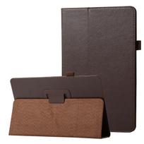 Plonas vienspalvis dėklas, skirtas Samsung Galaxy Tab A 10.5 2018 SM-T590 T595 planšetinio kompiuterio dangtelis, skirtas Samsung Galaxy Tab A 10 5 Case T590 + rašiklis SM-T590 T595 šokoladinės rudos spalvos