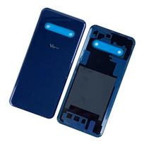 100% originalus stiklinis galinis dangtelis, skirtas LG V60 ThinQ 5G galinio korpuso durelių akumuliatoriaus dangtelio galinis korpusas su fotoaparato objektyvo pakeitimu Blue no lens