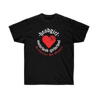 „Motorhead Girlsschool“ „Headgirl“ juodi unisex marškinėliai S