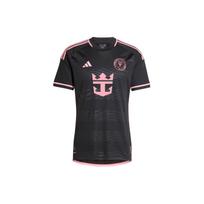 Adidas Inter Miami CF 23/24 išvykos ​​​​greitai džiūstantys futbolo marškinėliai, žaidėjo leidimo vyriški marškinėliai, juodi IS4874 M