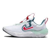Nike Run Flow GS White Siren Red Jade Ice Kids Sneakers Geode-Teal DR0472-101 36