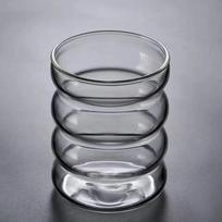 Dvigubo sienelės stiklinė spalvota spiralė pienui kūrybingi gėrimo indai namams kava biuras sultys kavinė arbatos puodelis geriamasis vanduo stikliukai 300ml