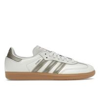 adidas Samba OG Off White Wonder Gold Metallic Moteriški sportbačiai Kreminiai Cyber-Metallic IG1964 36